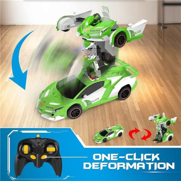 Remote Control Car-Transform RC Cars,2.4Ghz 1:18 Scale Transforming RC Drift Car - Picture 4 of 5